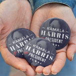 Kamala Harris for President 2024 Photo Button Pin<br><div class="desc">Vote Kamala Harris for President 2024 Round Pinback Buttons with blue portrait photo. Endorsed by Joe Biden,  Nancy Pelosi,  Chuck Schumer and Hakeem Jeffries,  as well as the overwhelming majority of elected Democrats.</div>