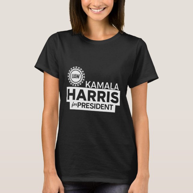 Kamala Harris For President 2024  T-Shirt (Front)