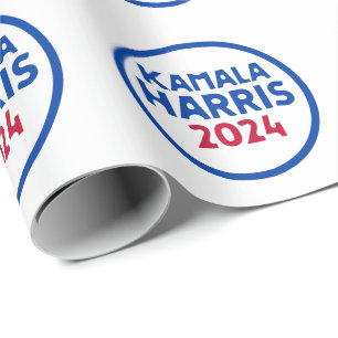 Kamala Harris for President 2024 Wrapping Paper