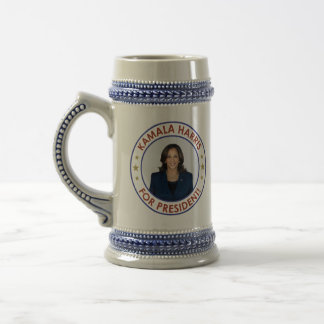 KAMALA HARRIS FOR PRESIDENT BEER STEIN