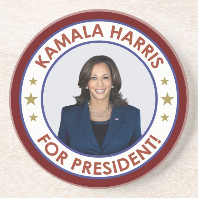 KAMALA HARRIS FOR PRESIDENT! COASTER (Front)