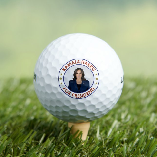 KAMALA HARRIS FOR PRESIDENT GOLF BALLS (Insitu Tee)