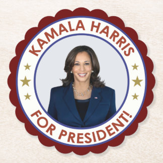 KAMALA HARRIS FOR PRESIDENT! PAPER COASTER