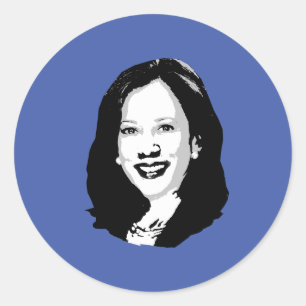 Kamala Harris for President Portrait -  Classic Round Sticker