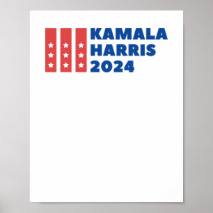 Kamala Harris For President - Vote Blue Election 2 Poster