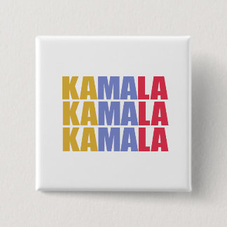 Kamala Harris for President - Vote Democratic 2 Inch Square Button