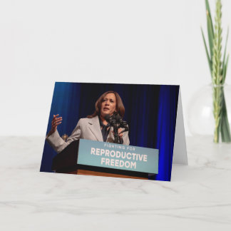 Kamala Harris for Reproductive Freedom Card