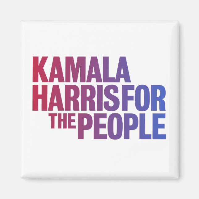 Kamala Harris for the People 2020 President Campai Magnet (Front)