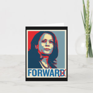 Kamala Harris For War Not Forward Pro-trump 2024 E Card