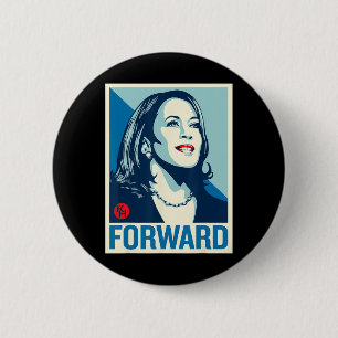 Kamala Harris Forward  2 Inch Round Button