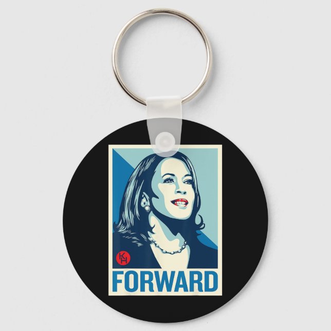 Kamala Harris Forward  Keychain (Front)