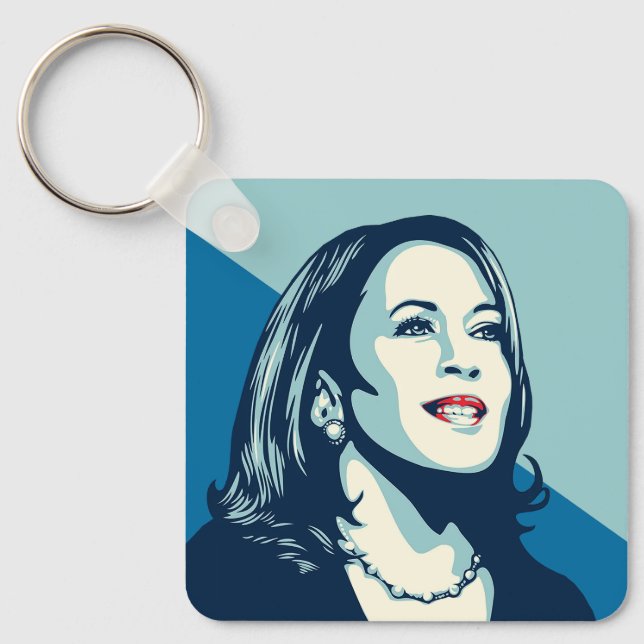 KAMALA HARRIS FORWARD KEYCHAIN (Front)