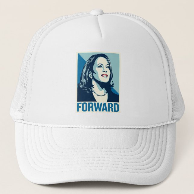 KAMALA HARRIS FORWARD TRUCKER HAT (Front)