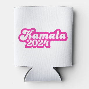 Kamala Harris girly Pink Logo 2024 Can Cooler