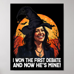 Kamala Harris Halloween Won The First Debate Im Wi Poster