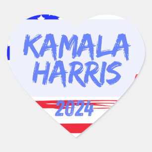 Kamala Harris Heart  Sticker