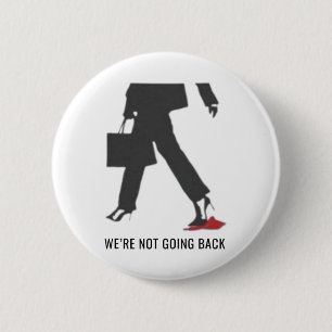 Kamala Harris Heels Stepping On Red Mega Hat Elect 2 Inch Round Button