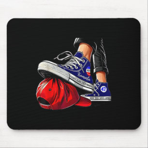 Kamala Harris High Heels Stepping On Red Hat Mouse Pad