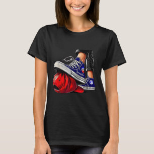 Kamala Harris High Heels Stepping On Red Hat  T-Shirt