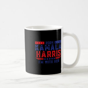 Kamala Harris I'm With Her Election 2024 Coffee Mug