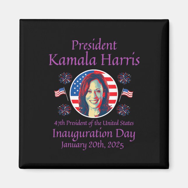 Kamala Harris Inauguration 2025 Memorabilia 1  Magnet (Front)