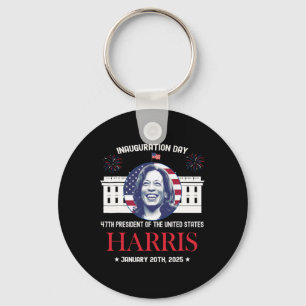 Kamala Harris Inauguration Day 2025 Madam 47th Pre Keychain