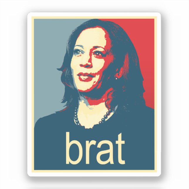 Kamala Harris is brat (Front)