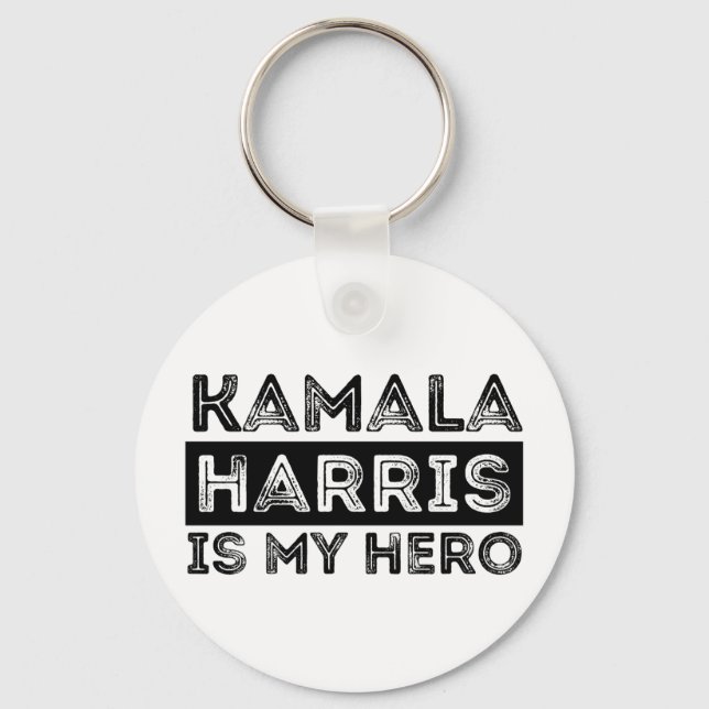 Kamala Harris is My Hero - President 2024 Keychain (Front)