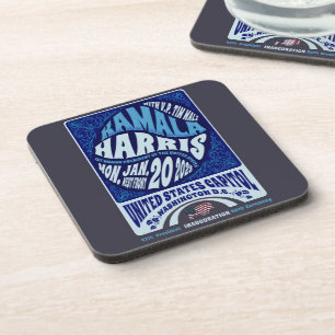 Kamala Harris Jan 20th Inauguration 2025 Coaster