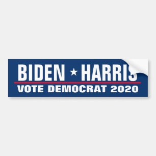 Kamala Harris Joe Biden 2020 election democrat Bumper Sticker