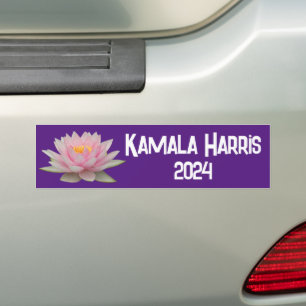 Kamala Harris Lotus 2024 Bumper Sticker