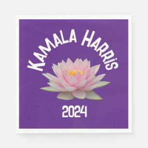 Kamala Harris Lotus 2024 Napkin