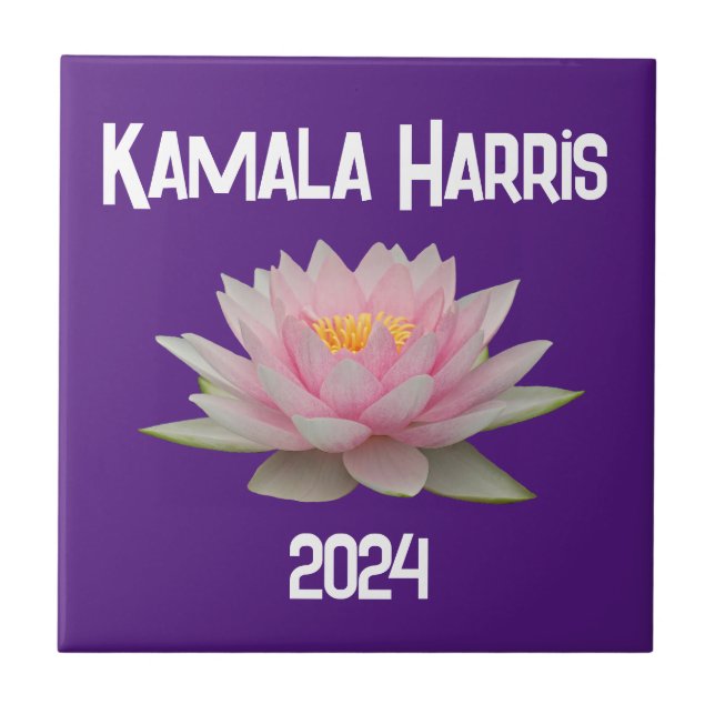 Kamala Harris Lotus 2024 Tile (Front)