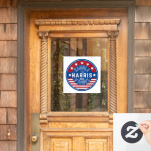Kamala Harris Madam President 2024 Window Cling
