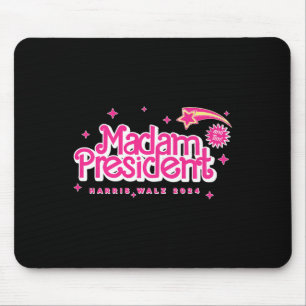 Kamala Harris Madam President Harris Waltz 2024 Pr Mouse Pad