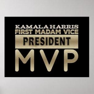  Kamala Harris Madam Vice President MVP Poster