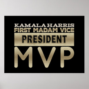  Kamala Harris Madam Vice President MVP Poster