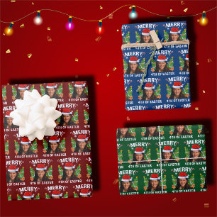 Kamala Harris Merry 4th Of Easter Wrapping Paper Sheet