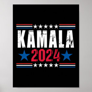 Kamala Harris Middle Finger Say It To My Face 2024 Poster