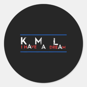 Kamala Harris Mlk Kml I Have A Dream Election Pres Classic Round Sticker