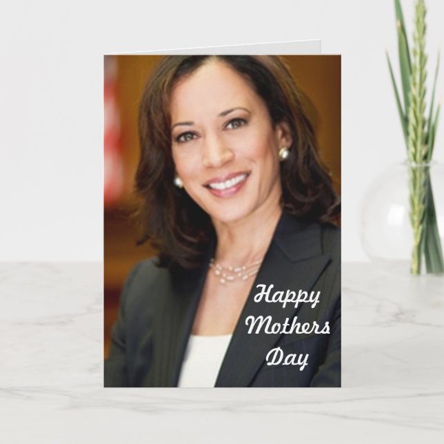 KAMALA HARRIS MOTHERS DAY Folded Greeting Card (Front)
