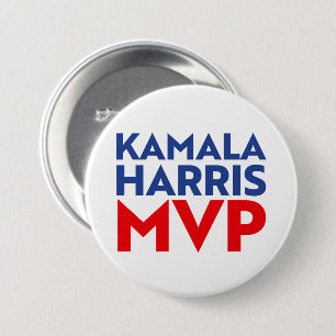 Kamala Harris MVP 2024 3 Inch Round Button