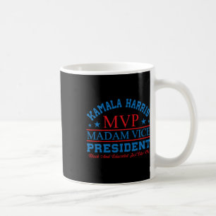 Kamala Harris Mvp Madam Vice President Black And E Coffee Mug