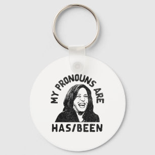 Kamala Harris My Pronouns Are Has Been President T Keychain