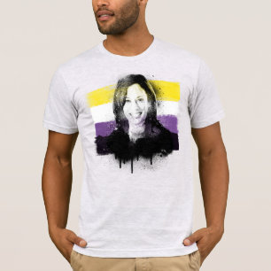 Kamala Harris Nonbinary Pride T-Shirt