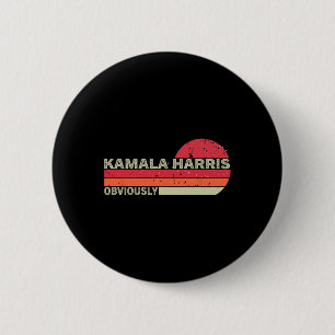 Kamala Harris Obviously. Harris Obviously 2 Inch Round Button