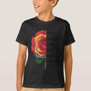 Kamala Harris Peace Love Equality Hope Diversity 1 T-Shirt