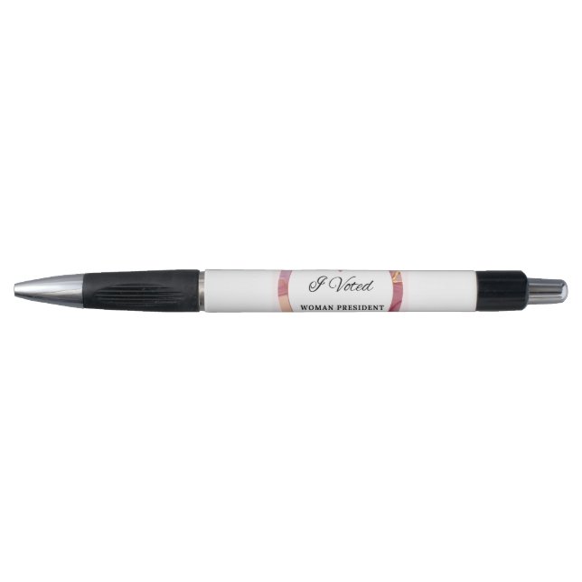 Kamala Harris Pen. Pink Circle Logo. Pen (Front)