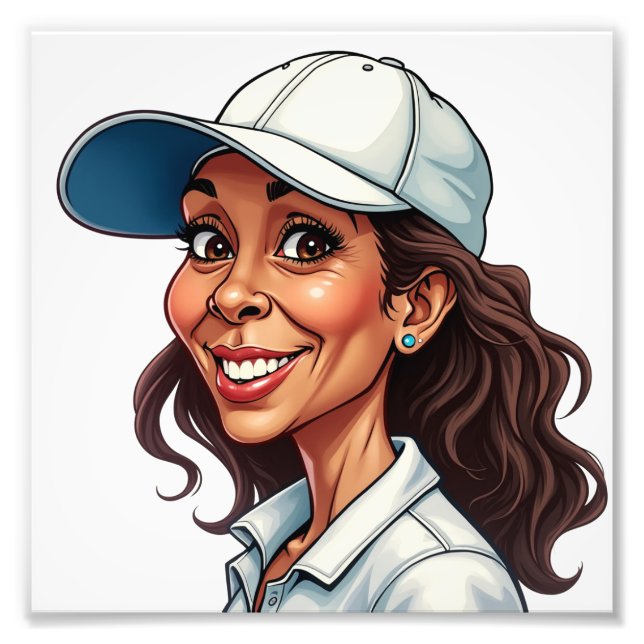 Kamala harris  photo print (Front)