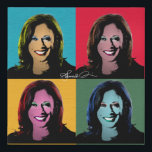 Kamala Harris Pop Art Painting Faux Canvas Print<br><div class="desc">Are you Sidin' with Biden Harris? Then Go for Joe! and Kamala! Shop Biden Harris Political Swag at PolitiClothes.com Including: Biden Harris T-shirts, Biden Harris Bumper Stickers, Biden Harris Hoodies, Biden Harris Buttons, Biden Harris Magnets, Biden Harris Mugs, Biden Harris Cards, Biden Harris Signs, Biden Harris Hats, and more Biden...</div>